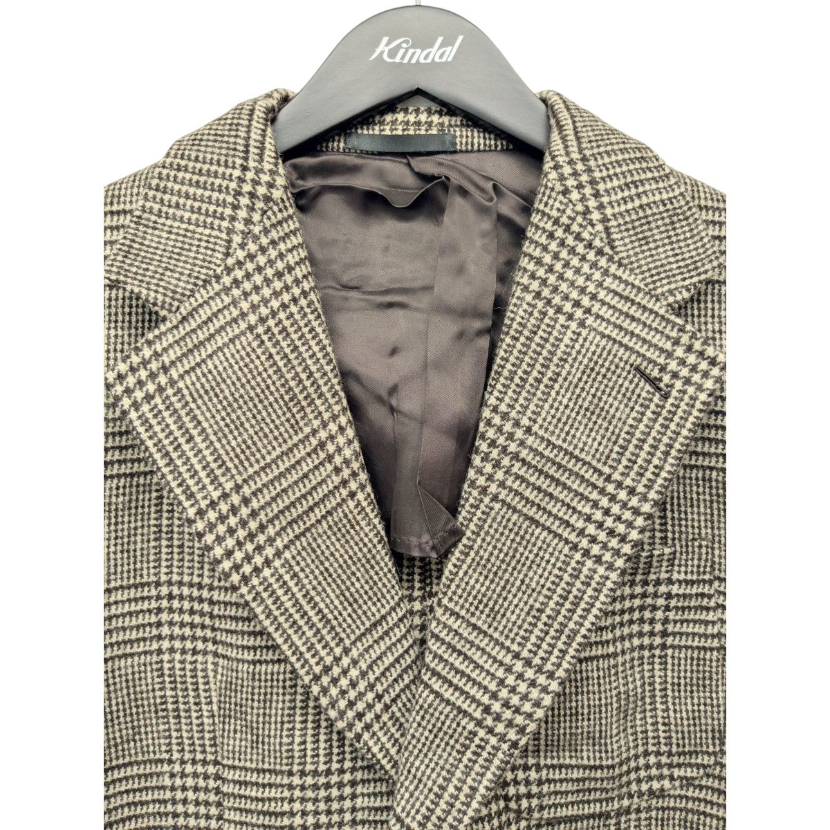 キャピタル KAPITAL 薄手 ジャケット 羽織 チェック 3 エルボーパッチ KAPTAIN SUNSHINE×CARUSO グレンチェックエルボーパッチジャケット