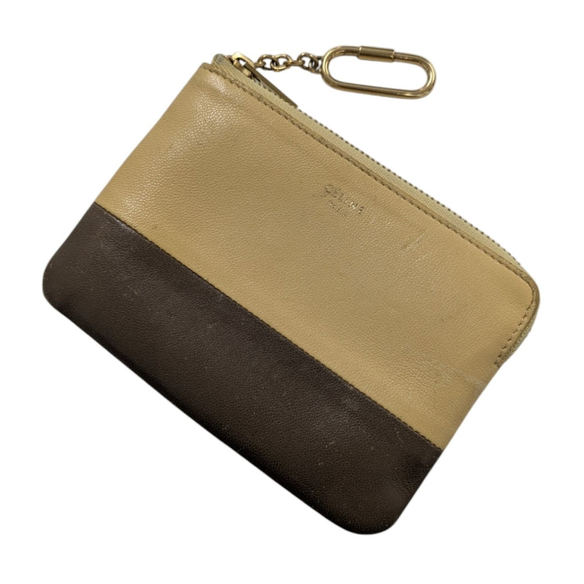 【10％OFF】 CELINE(セリーヌ) イエロー S-TN-1123 バイカラーコインケース 小物