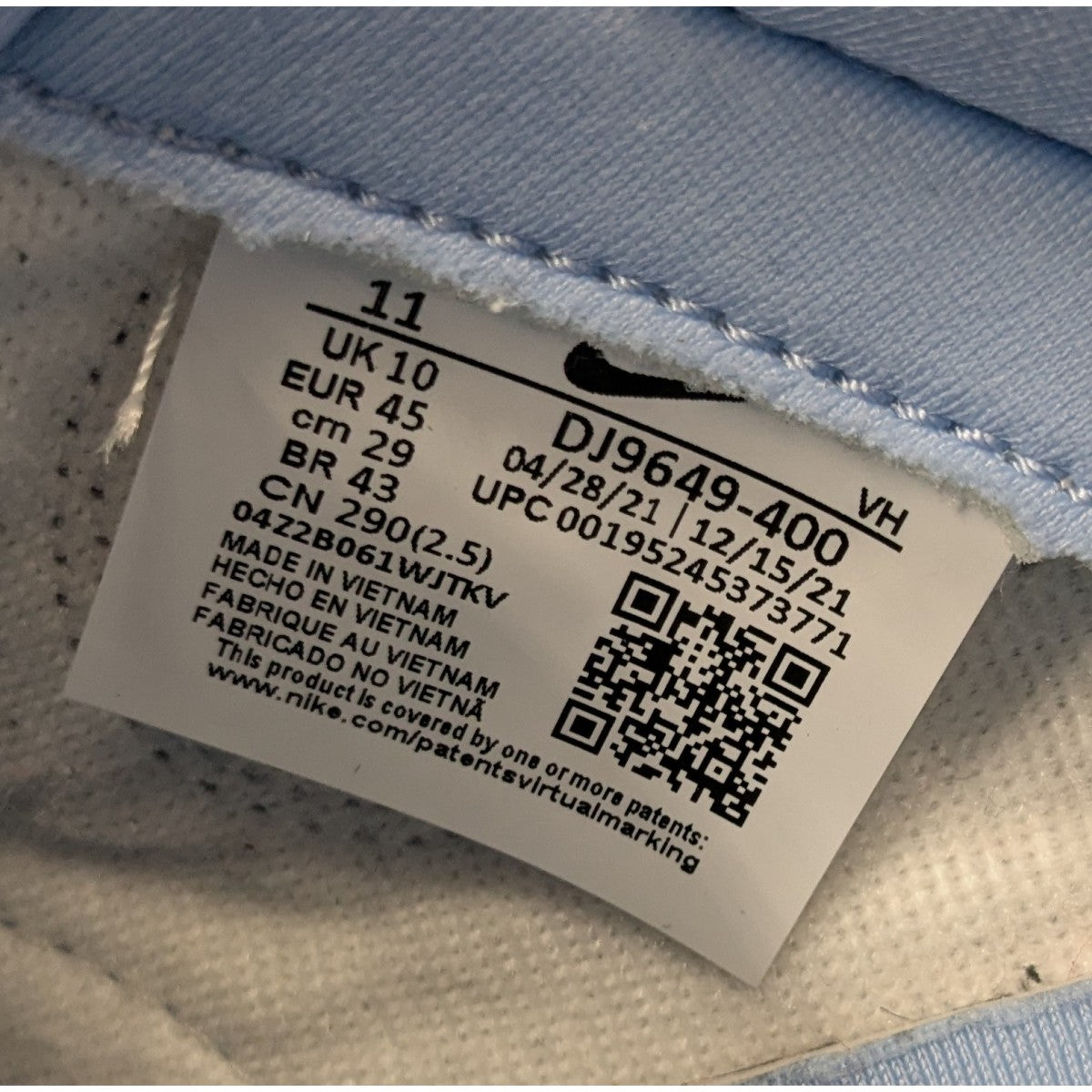 「DUNK LOW UNION」スニーカー