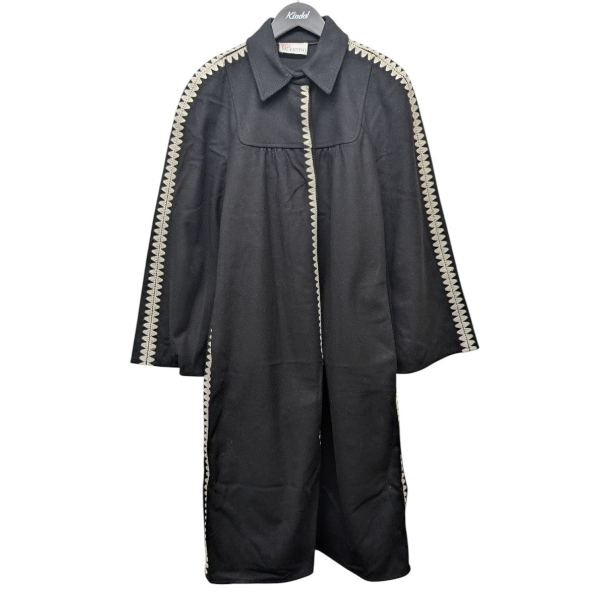 ヴァレンティノ　ウールコート Valentino Garavani カットアウト コート | グレー | FARFETCH JP