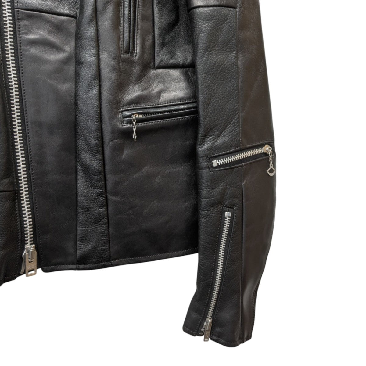 ANREALAGE 24AWPANEL PATCHWORK RIDER’S JACKETライダースジャケット 古着・中古-5枚目のアイテム画像