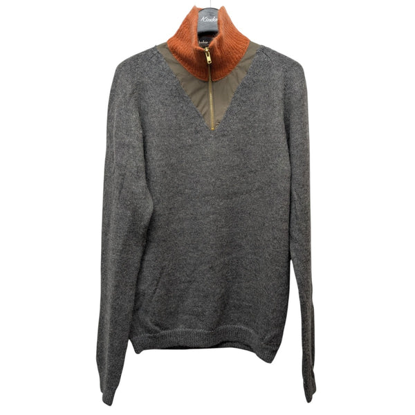 KOLOR(カラー) アルパカウールモヘアハーフジップハイネックニット KOLOR(カラー) アルパカウールモヘアハーフジップハイネックニット