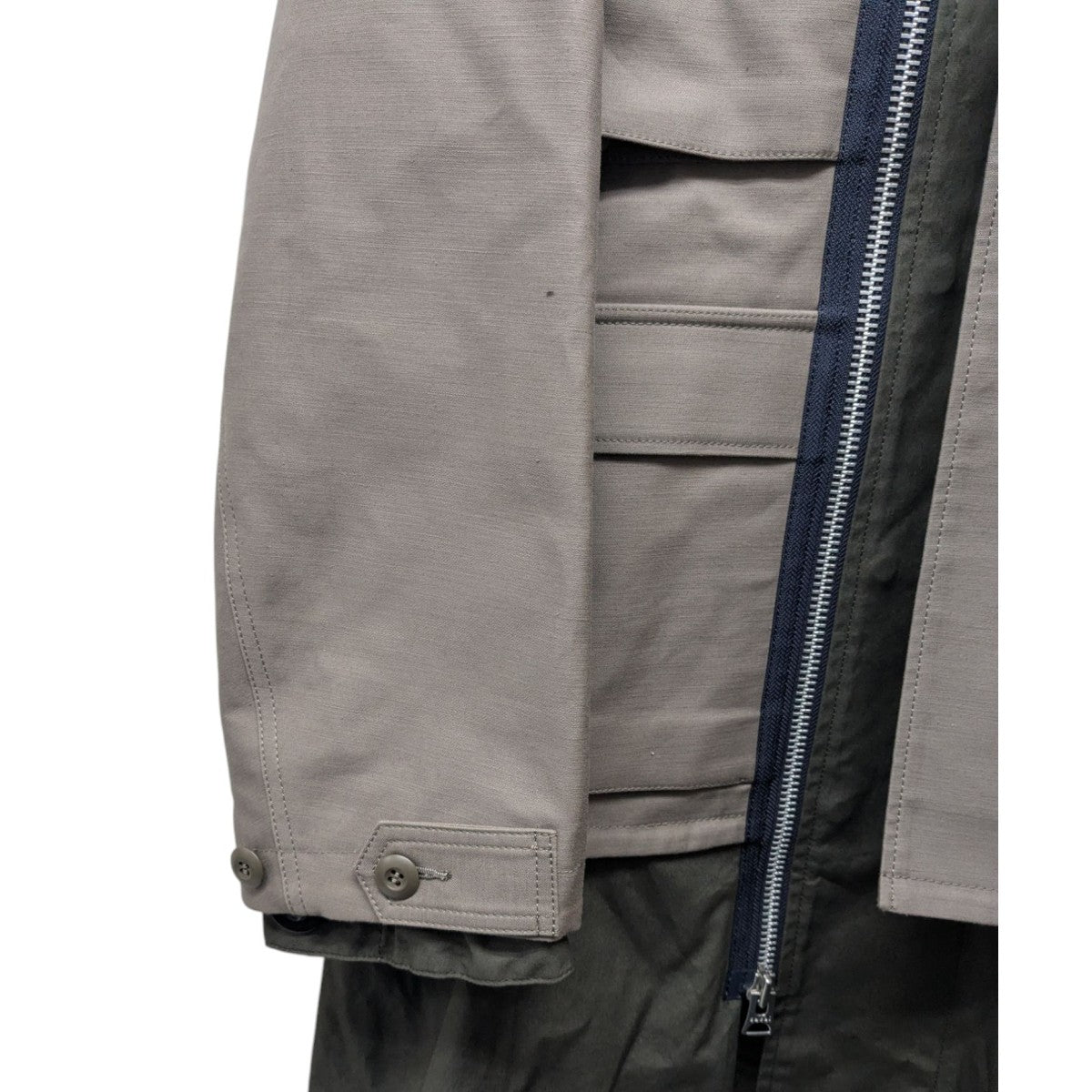 sacai×WTAPS 25SS「Cotton Back Satin COAT」コットンバック