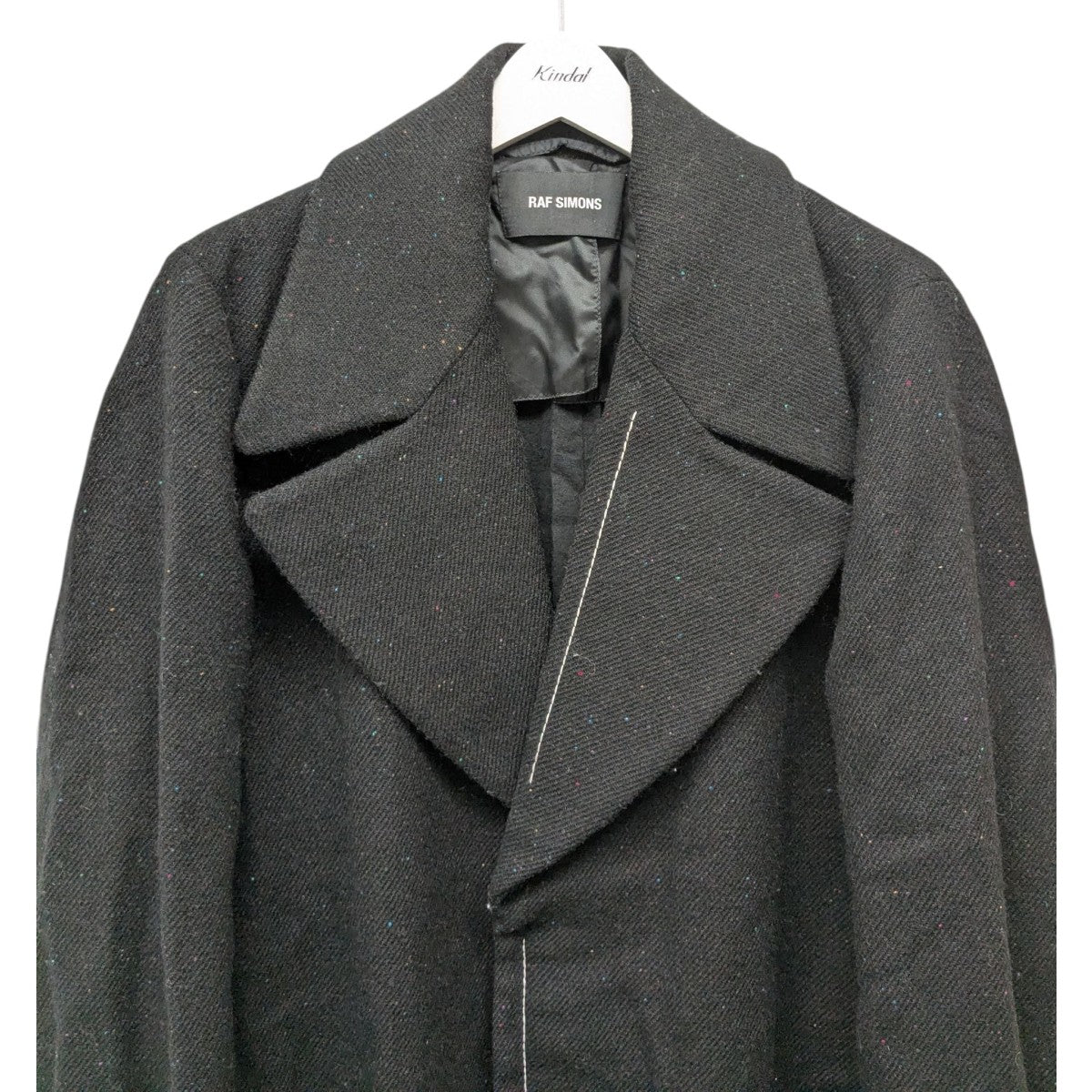 RAF SIMONS(ラフシモンズ) ネップ加工オーバーサイズロングコート