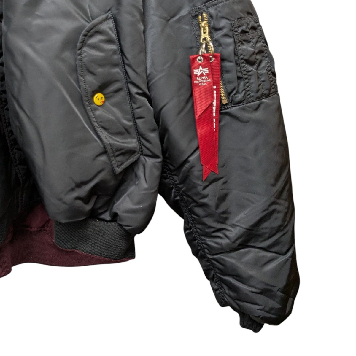 VETEMENTS×ALPHA INDUSTRIES 18SSReversible Hooded Bomber Jacket