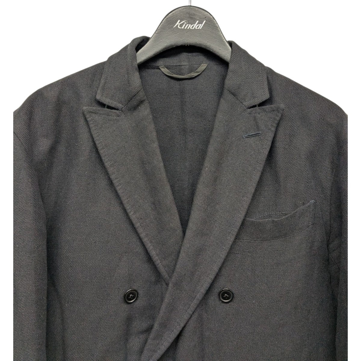 COMOLI(コモリ) シルクリネン Wジャケット K01-01002 ネイビー
