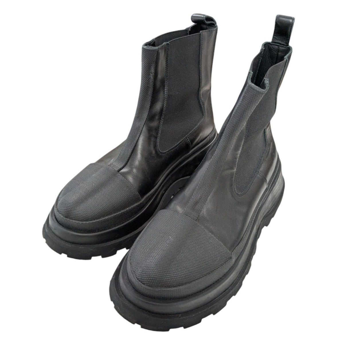 【未使用】Jil Sander チェルシーブーツ　39 ジルサンダー JIL SANDER(ジルサンダー) チェルシーブーツ ブラック サイズ 39