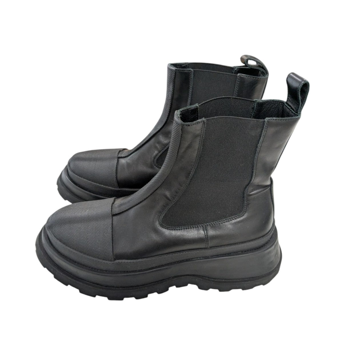 ジルサンダー　チェルシーブーツ JIL SANDER(ジルサンダー) チェルシーブーツ ブラック サイズ 39