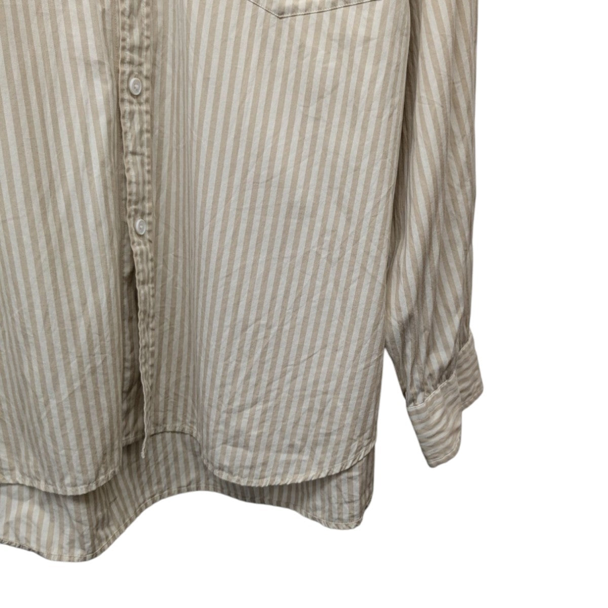 steven alan LOOSE FITスタンドカラーストライプシャツ8199-218-4939
