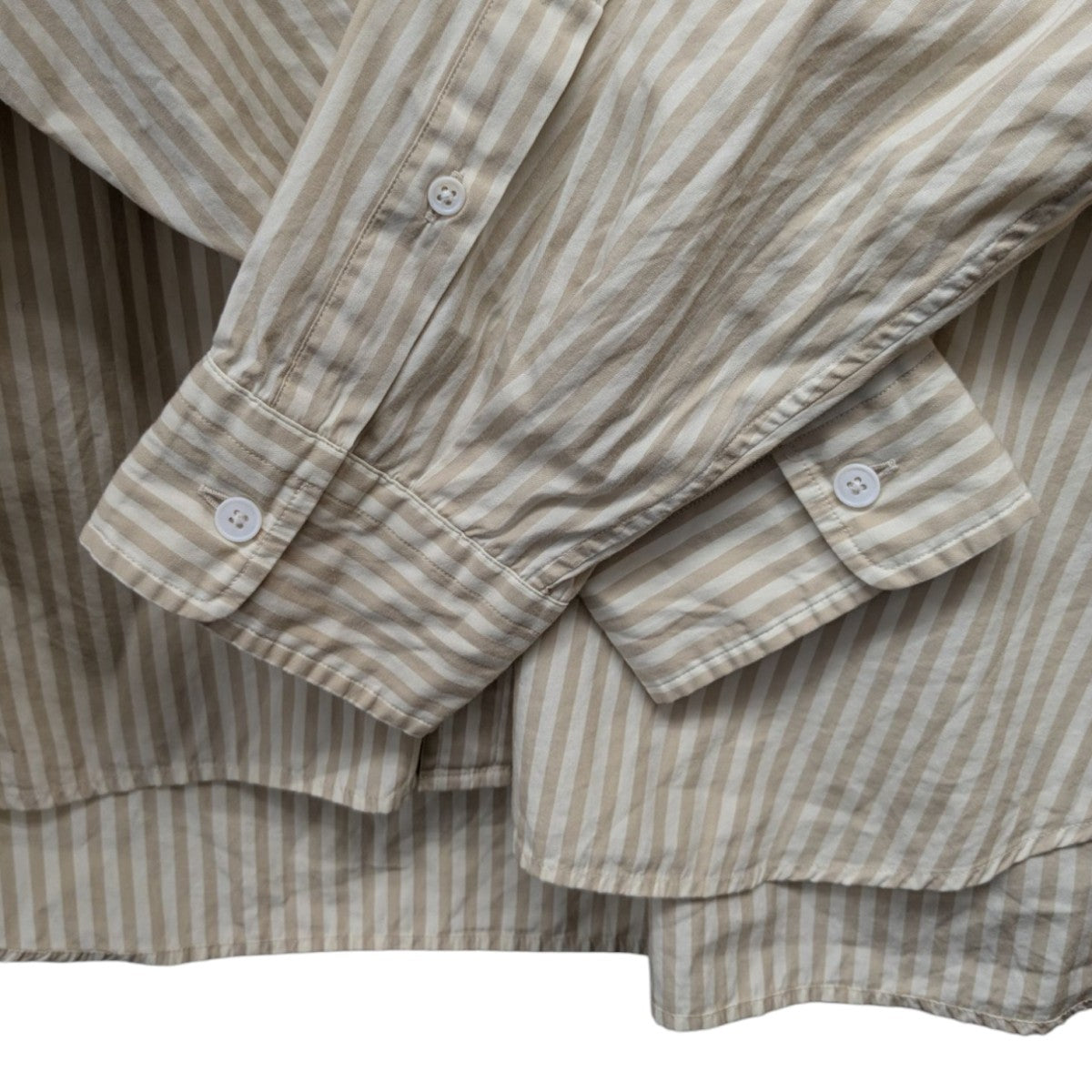 steven alan(スティーヴンアラン) LOOSE FITスタンドカラーストライプ