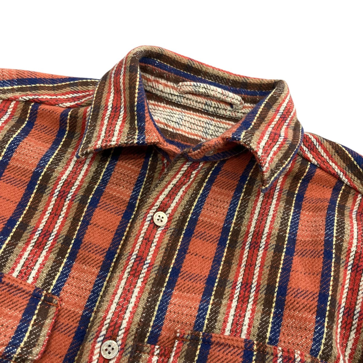 ナイジェル・ケーボン　ブランケットリバーシブルネルシャツ NIGEL CABOURN (ナイジェルケーボン)【リバーシブルネルシャツ