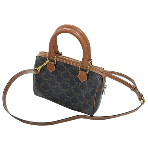 セリーヌ　トリオンフ　ボストンバック　2way 旅行用 CELINE (セリーヌ) 2WAY キュイル スモール ボストンバッグ レディース