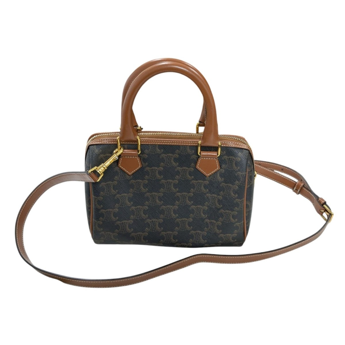 CELINE(セリーヌ) キュイン トリオンフ スモールボストンバッグ