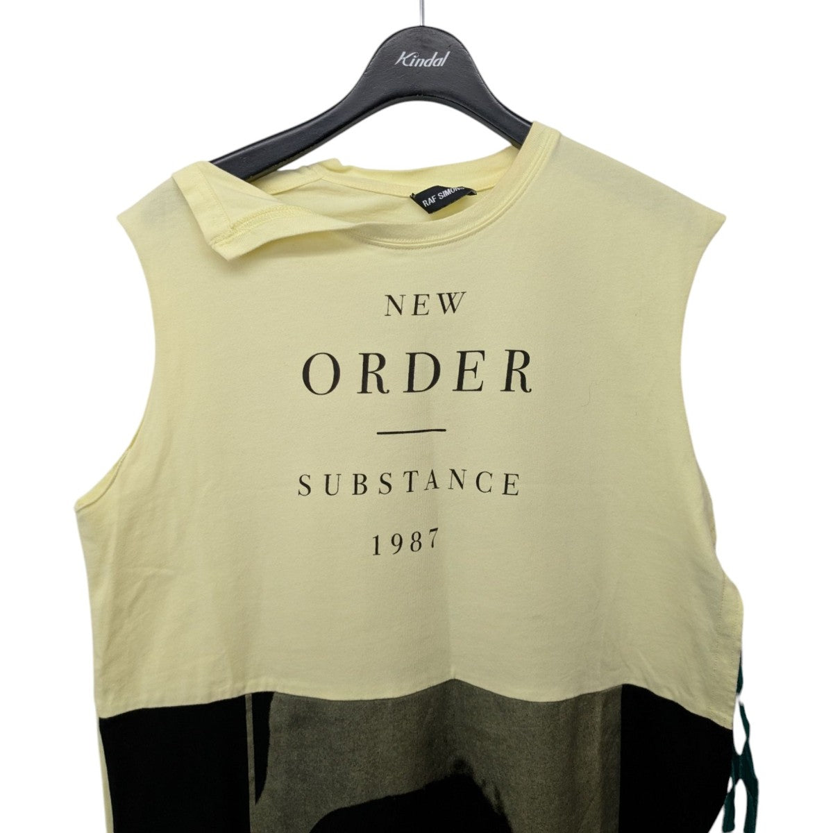 RAF SIMONS 18SS NEW ORDER 権力の美学ノースリーブTシャツ 古着・中古-3枚目のアイテム画像