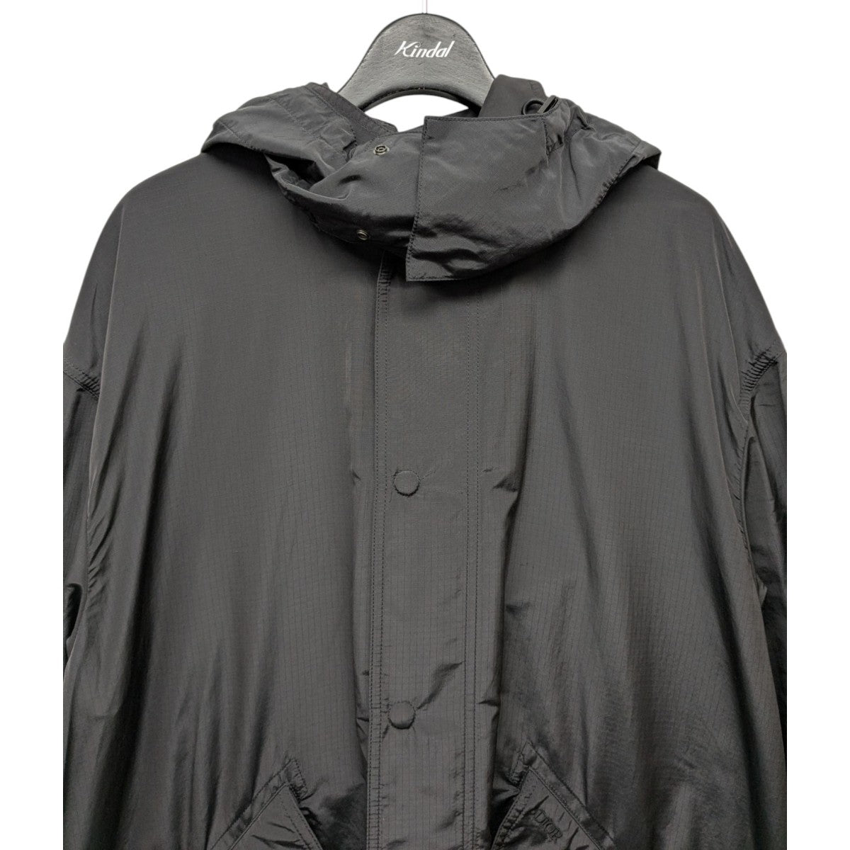 DIOR フード付ロングコート 古着・中古-3枚目のアイテム画像