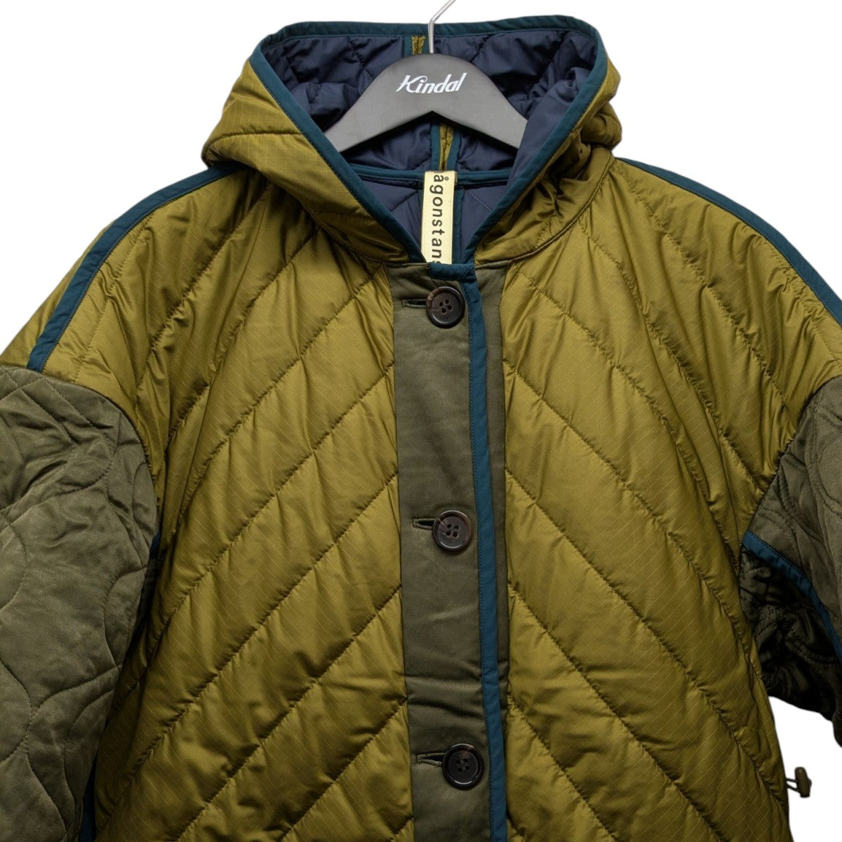 nagonstans(ナゴンスタンス) フーデッドキルティングコート470CA830