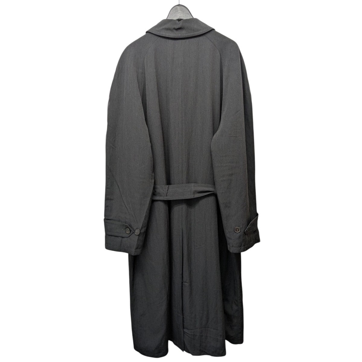 HERMES(エルメス) ステンカラーコート チャコールグレー サイズ 48