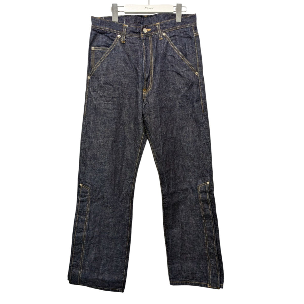 APOCRYPHA FLYSIDE DENIM PANTS デニムパンツ APOCRYPHA.FLYSIDE DENIM PANTS BLUE