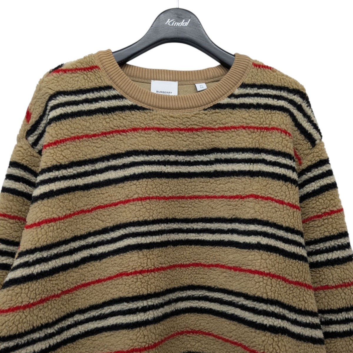 BURBERRY(バーバリー) アイコンストライプフリーススウェット
