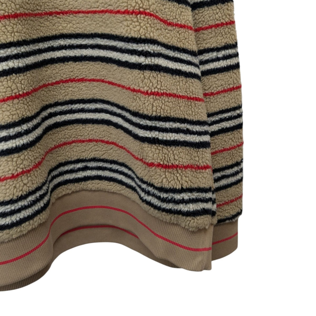 BURBERRY(バーバリー) アイコンストライプフリーススウェット