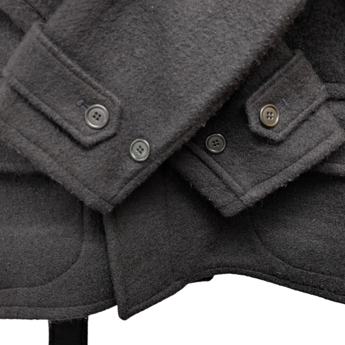 ATLAST ＆ CO(アットラスト) D．BREAST WOOL COATダブルブレストウール