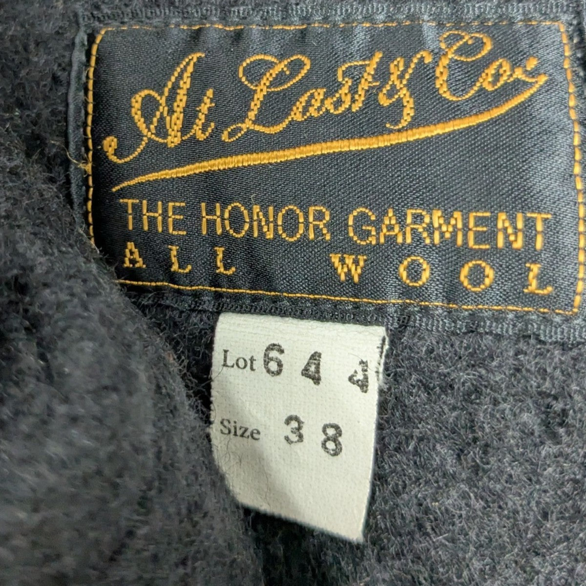 ATLAST ＆ CO(アットラスト) D．BREAST WOOL COATダブルブレストウール