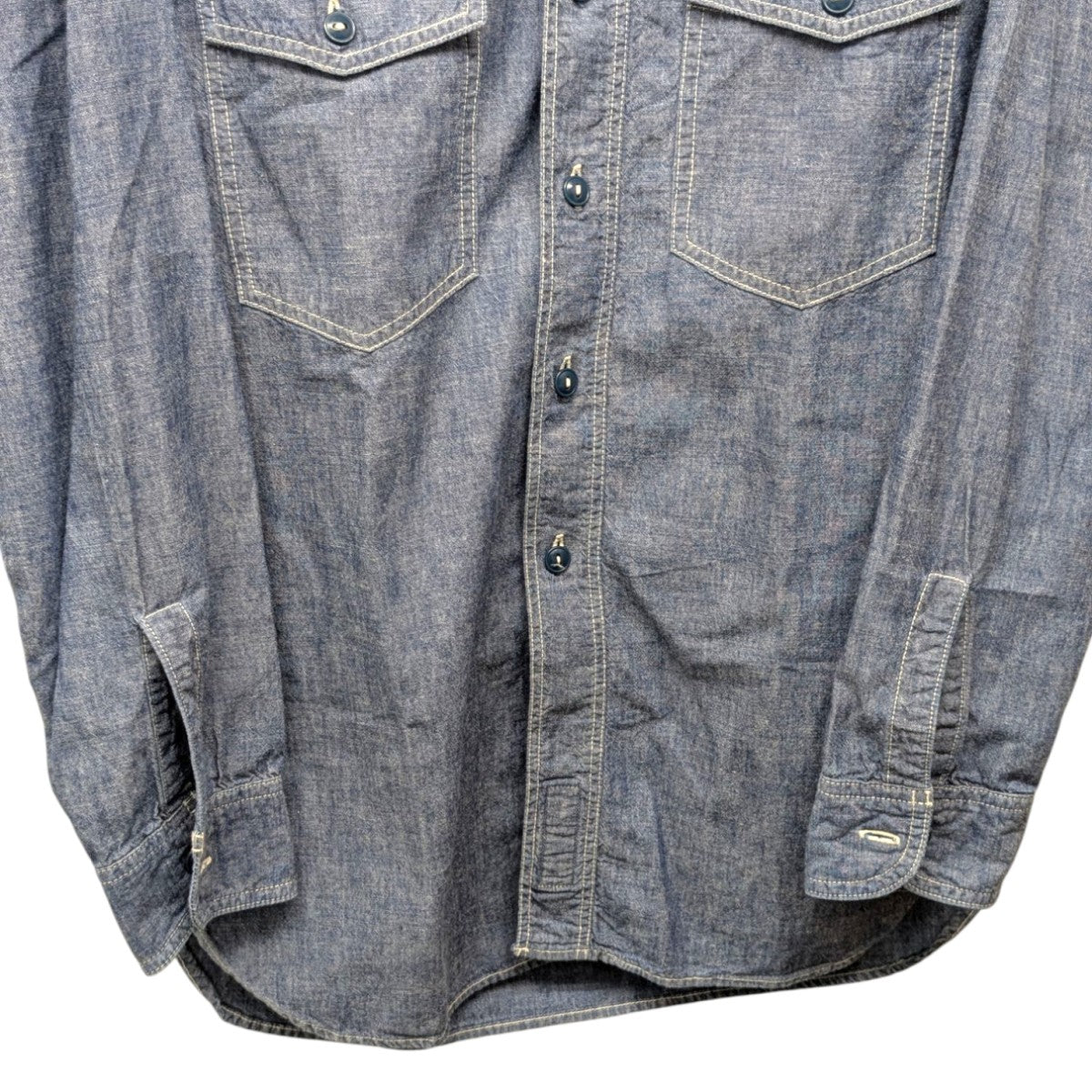 BUTCHER PRODUCTS(ブッチャープロダクツ) CHAMBRAY SHT