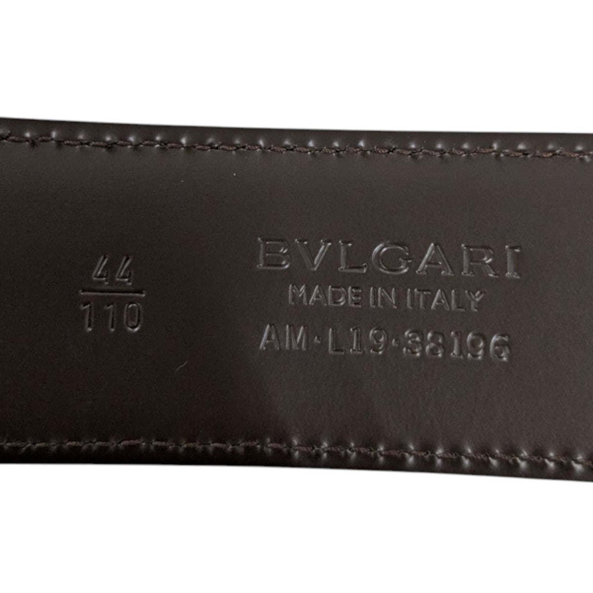 BVLGARI(ブルガリ) B01レザーベルトAM・L119・38196 AM・L119
