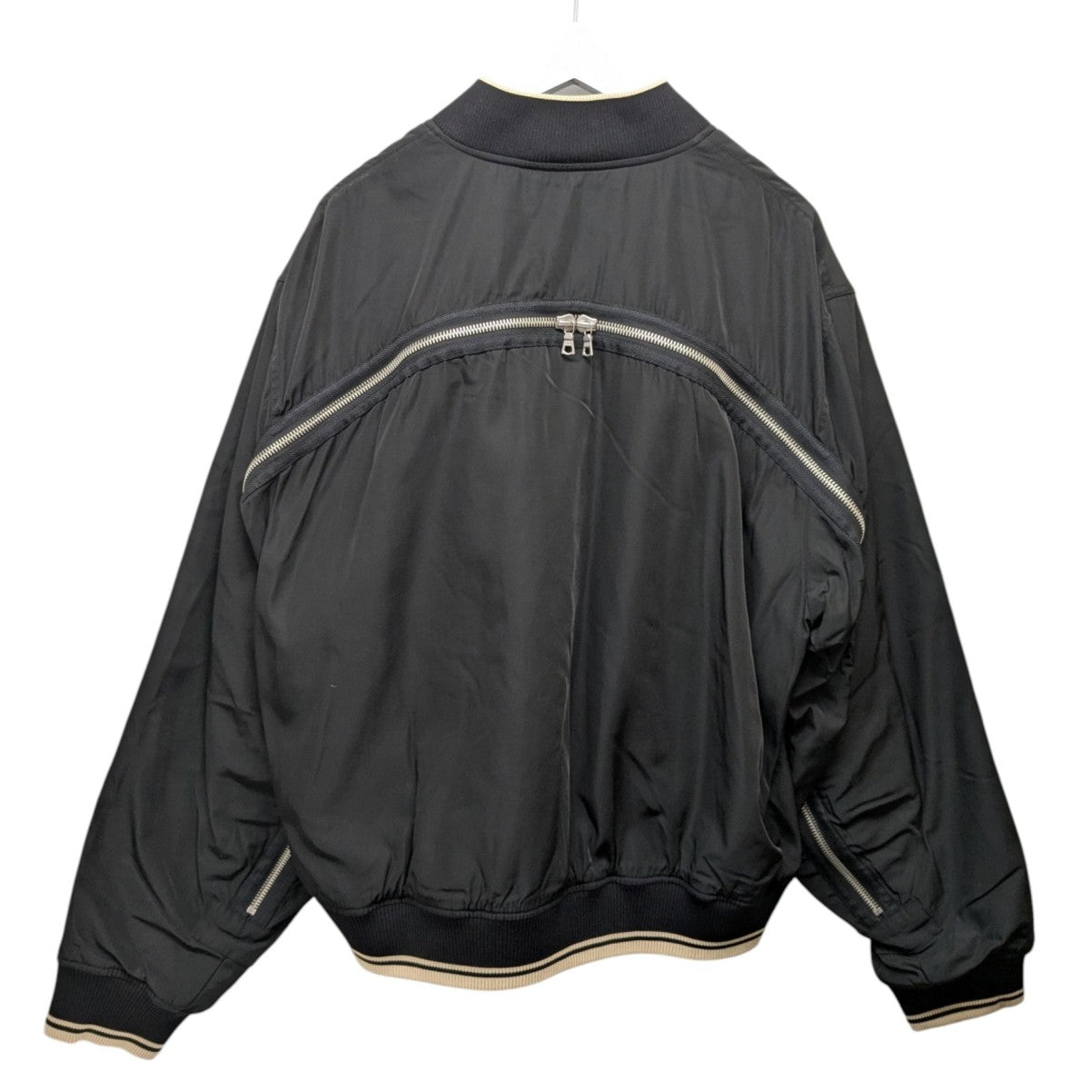 DRIES VAN NOTEN バックZIPボンバージャケット 古着・中古-1枚目のアイテム画像