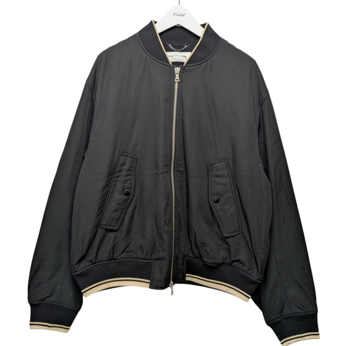 DRIES VAN NOTEN バックZIPボンバージャケット 古着・中古-2枚目のアイテム画像