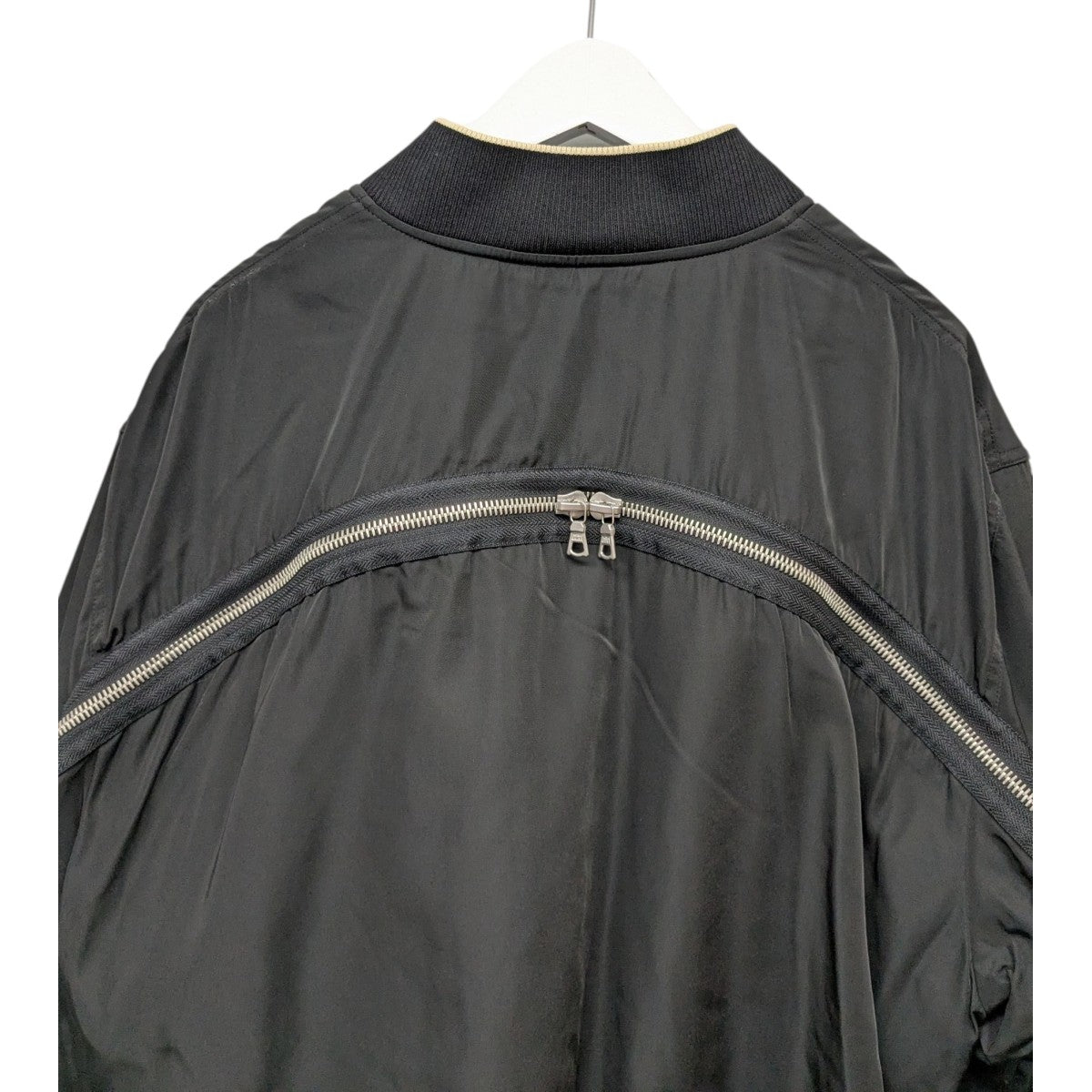 DRIES VAN NOTEN バックZIPボンバージャケット 古着・中古-4枚目のアイテム画像