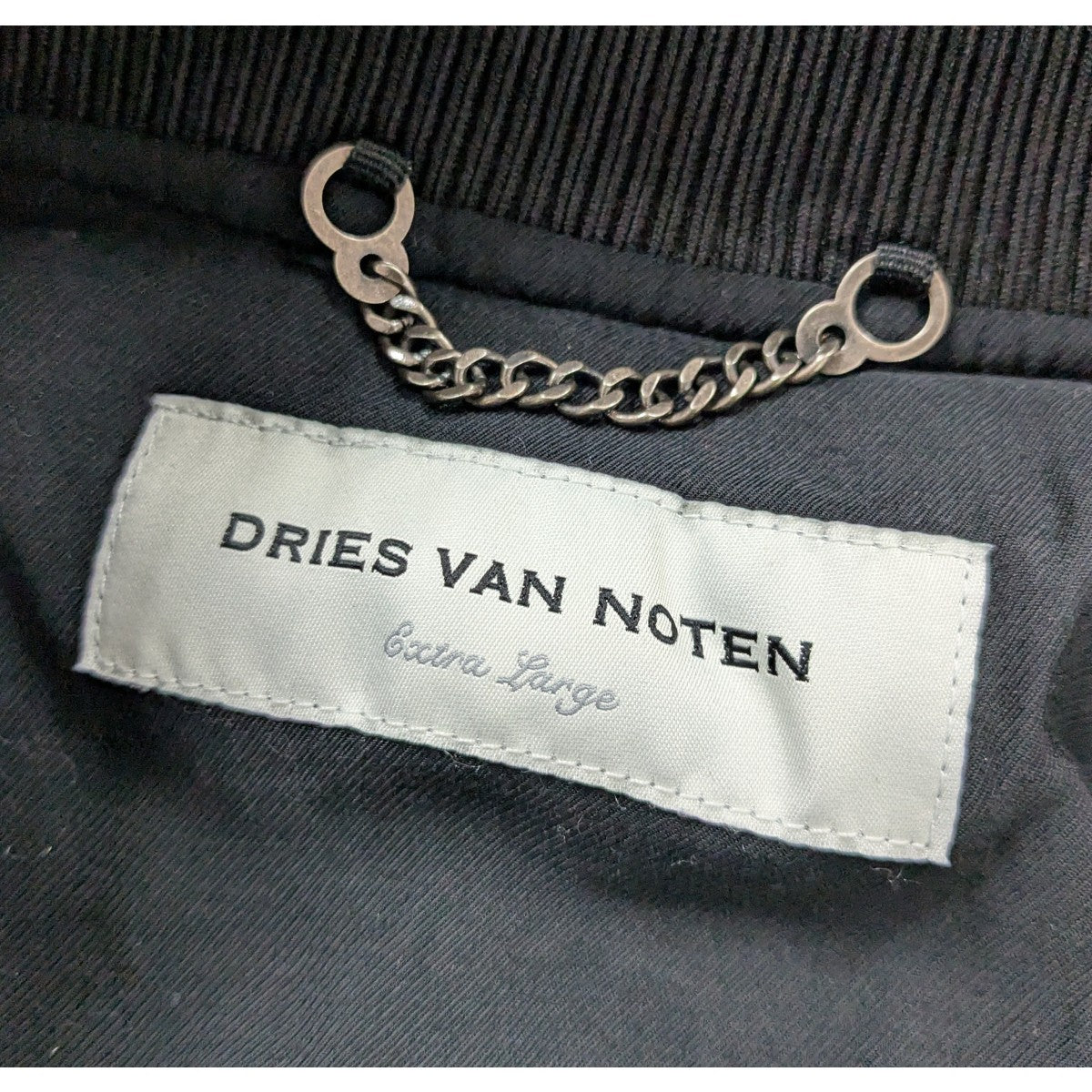 DRIES VAN NOTEN バックZIPボンバージャケット 古着・中古-6枚目のアイテム画像