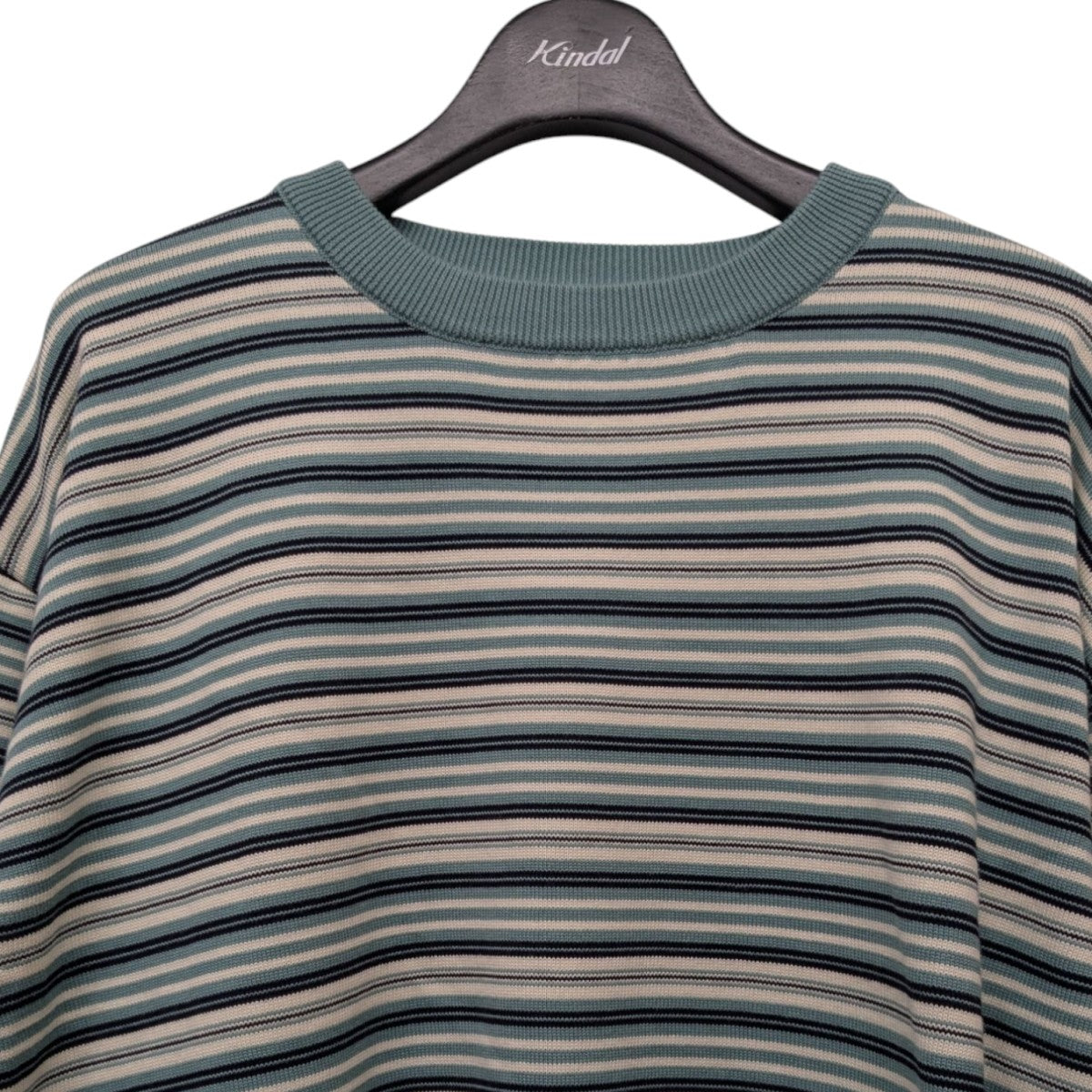 25SSNALU CREW NECK KNITボーダークルーネックニット