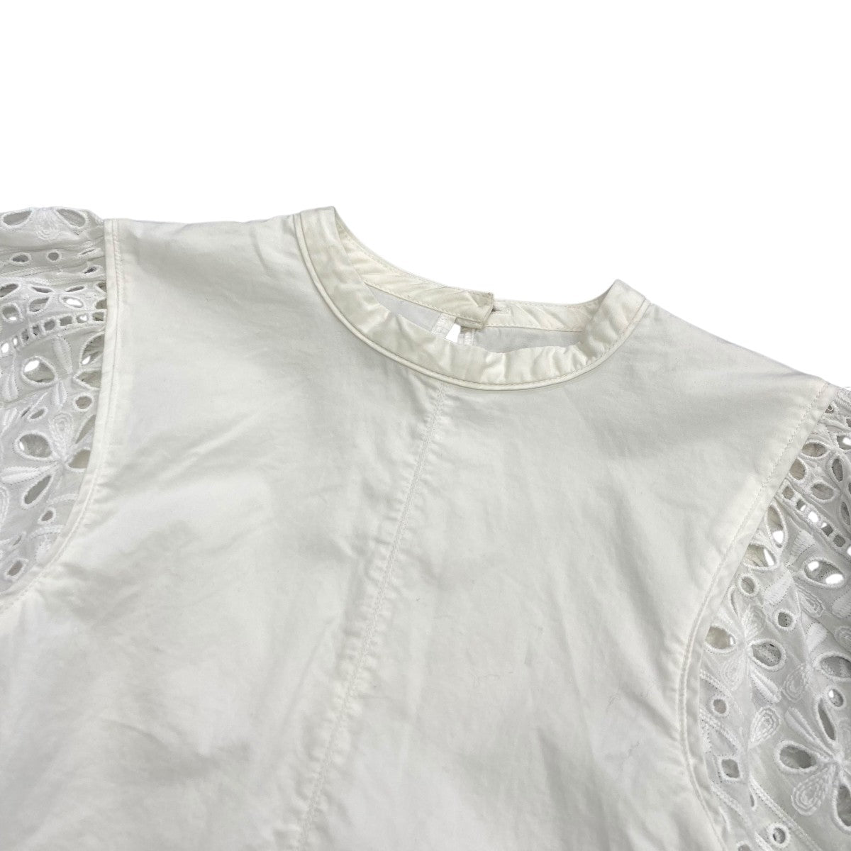 トゥデイフル TODAYFUL Lacesleeve Cotton Blouse 長袖ブラウス 12220417 ホワイト サイズ：FREE TODAYFUL TODAYFUL(トゥデイフル） Lacesleeve Cotton Blouse 50