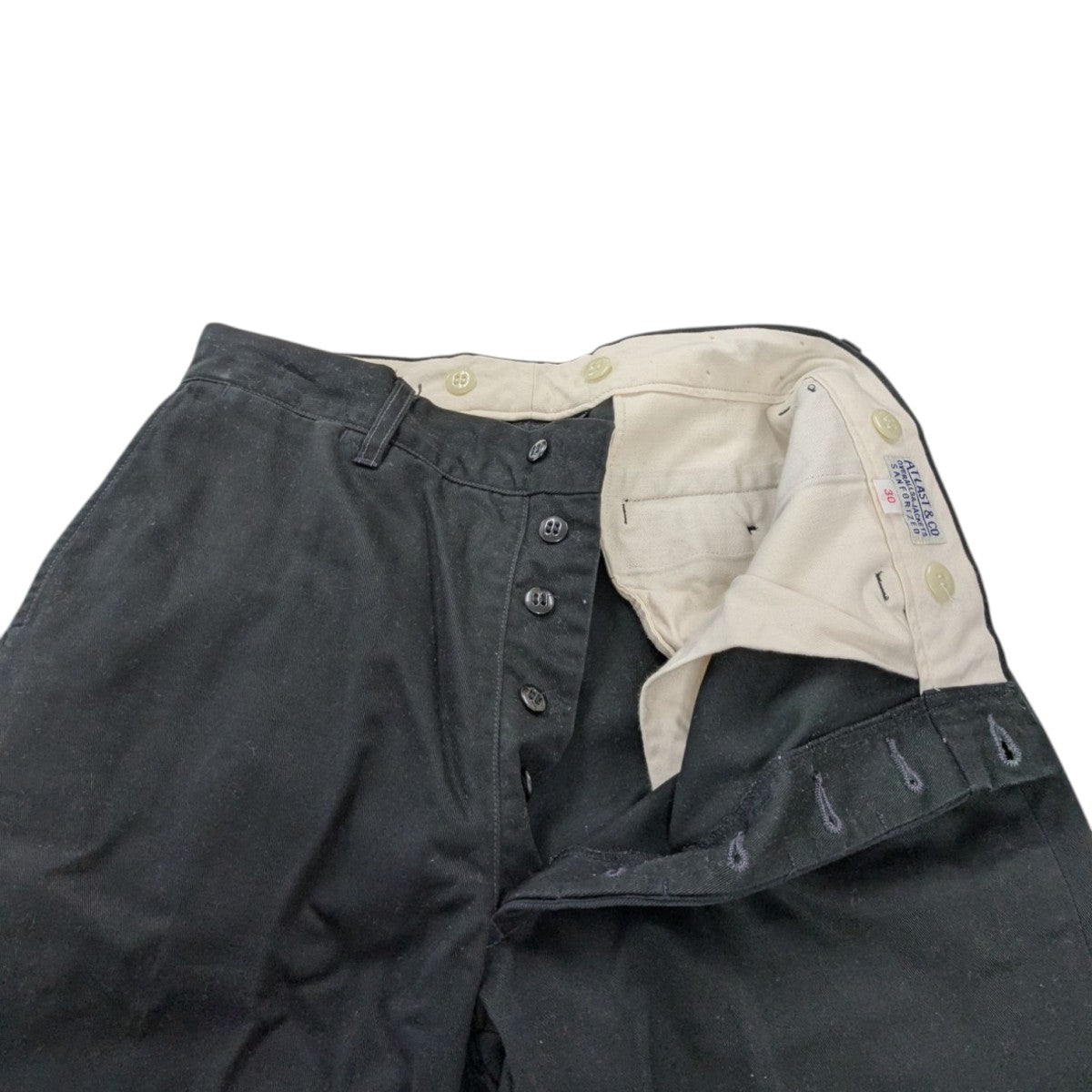 極美品 AT LAST&CO LOT.511 チノトラウザーズ ブラック w30 美品 at last&co チノパン チノトラウザー 34 アットラスト メンズ