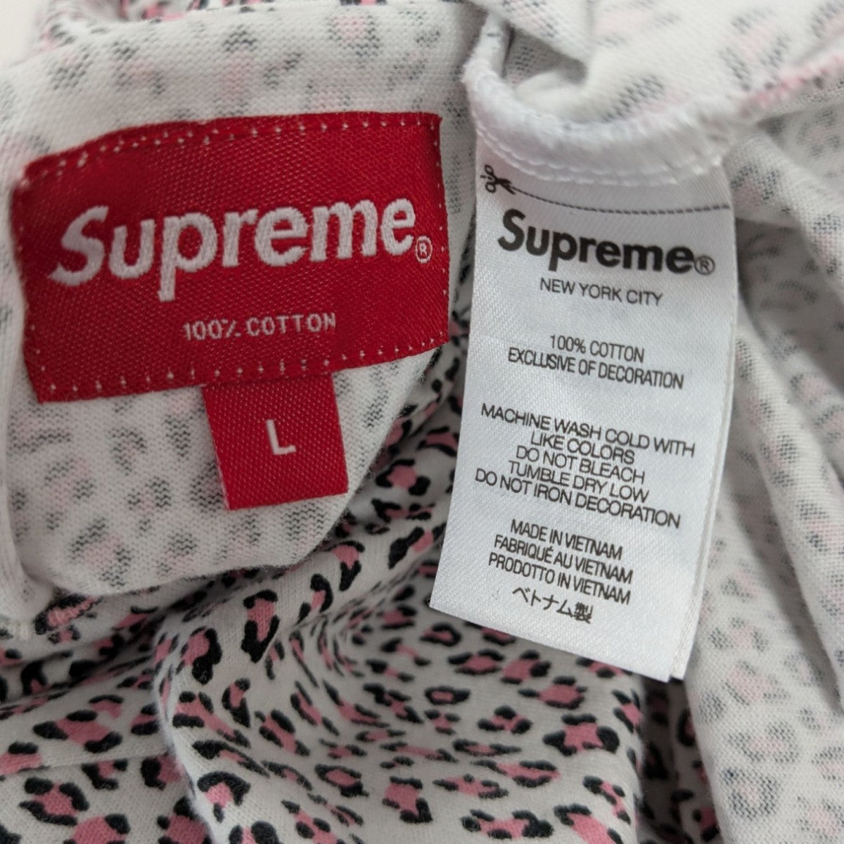 Supreme Small Box TeeレオパードTシャツ 古着・中古-6枚目のアイテム画像