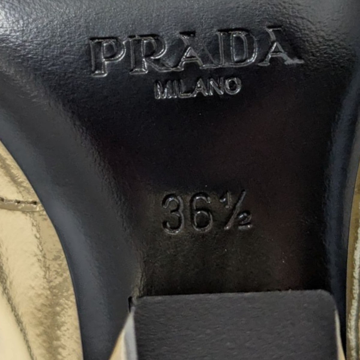 PRADA(プラダ) オンブレブラッシュドレザーブーティー1U986M 1U986M