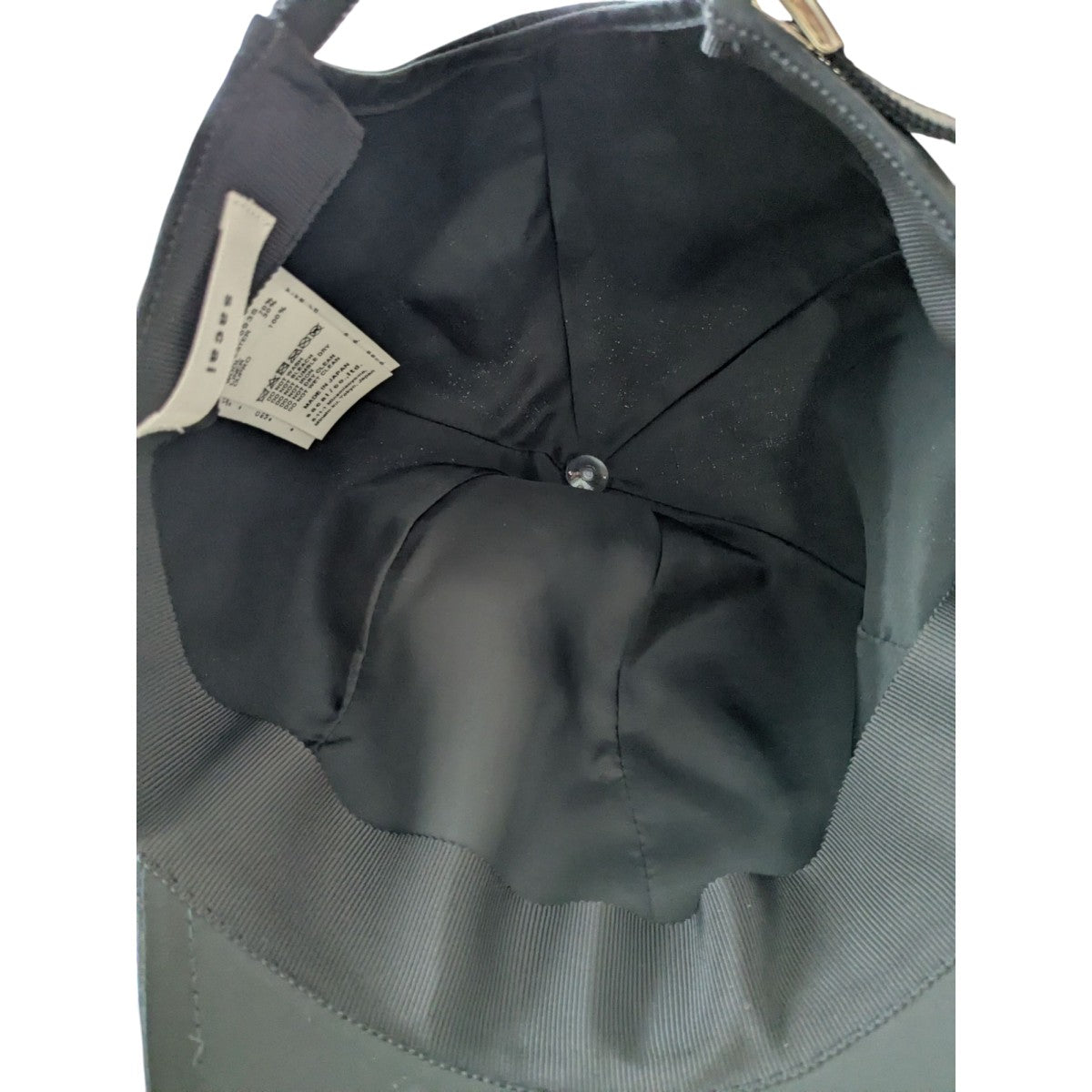 sacai(サカイ) s Cap SuitingSロゴキャップ24-0693S 24-0693S