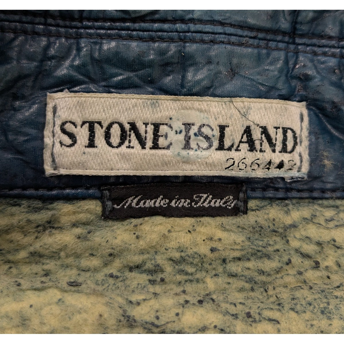 STONE ISLAND 01AW Paul Harvey期「KEVLAR」ケブラージャケット 古着・中古-4枚目のアイテム画像