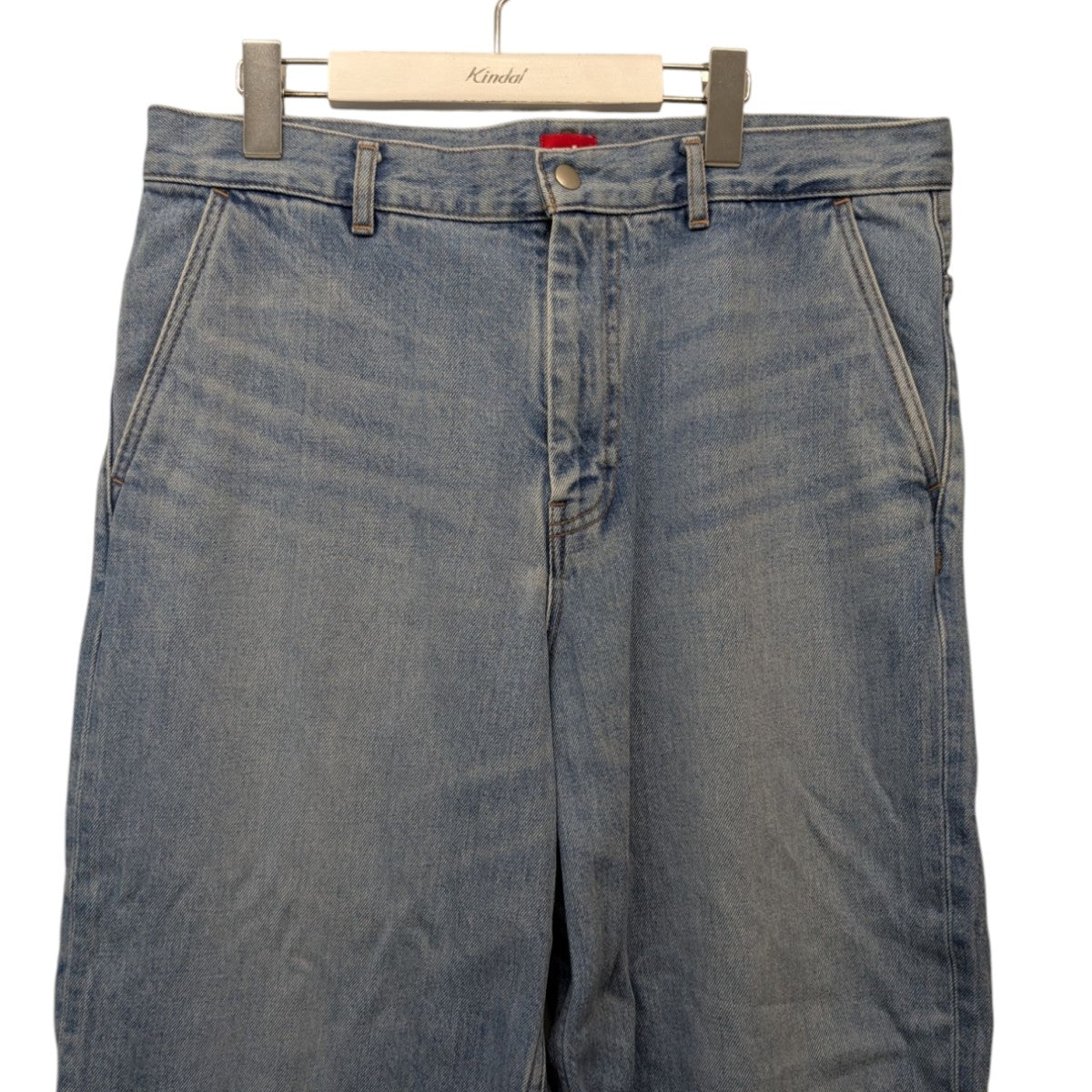 loose denim pants one washルーズデニムパンツorder-001-3