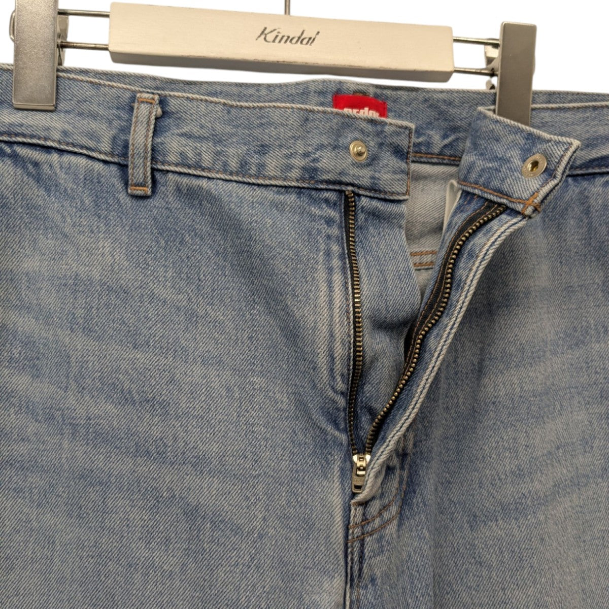 loose denim pants one washルーズデニムパンツorder-001-3
