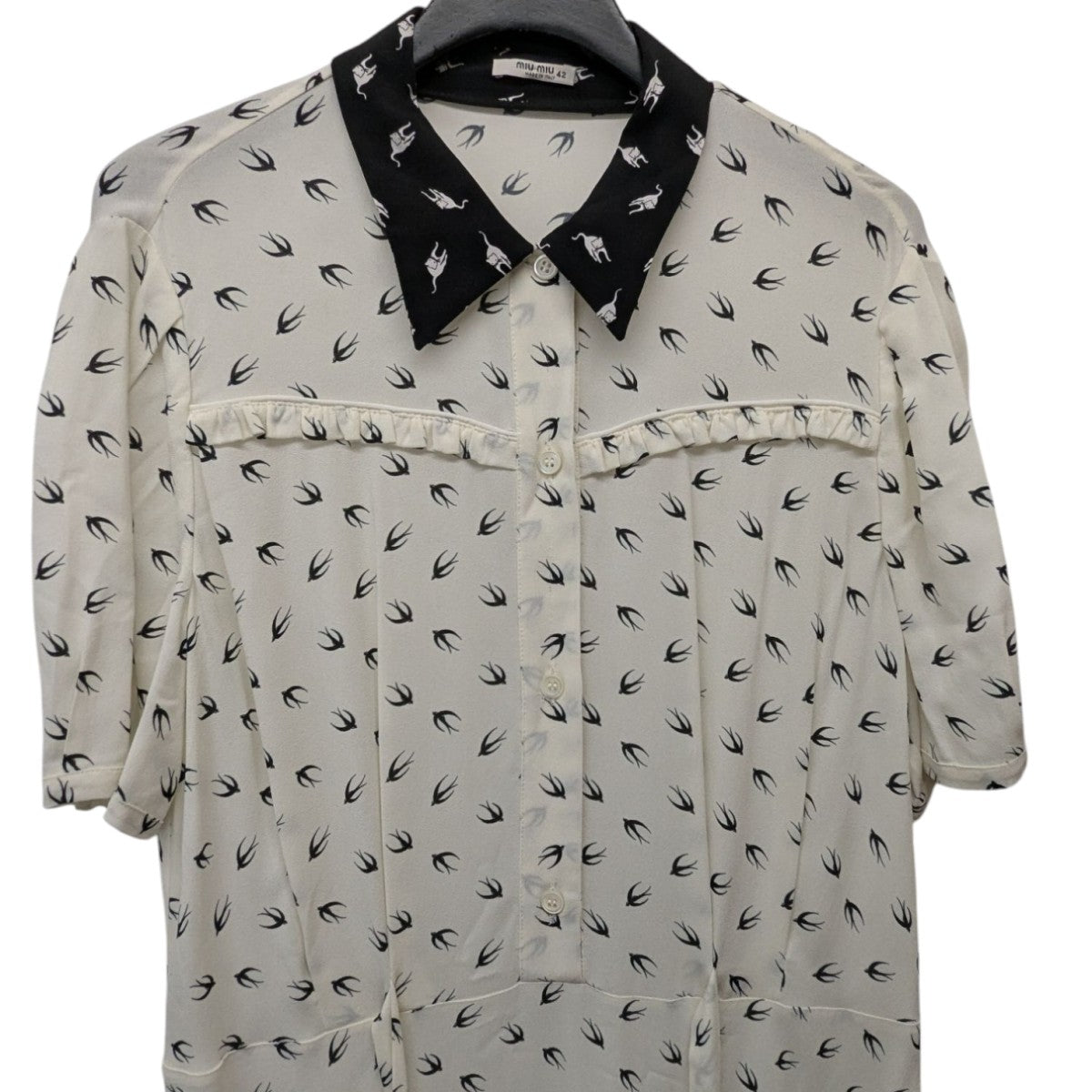 MIU MIU グラフィックシャツワンピースAMM1 古着・中古-3枚目のアイテム画像