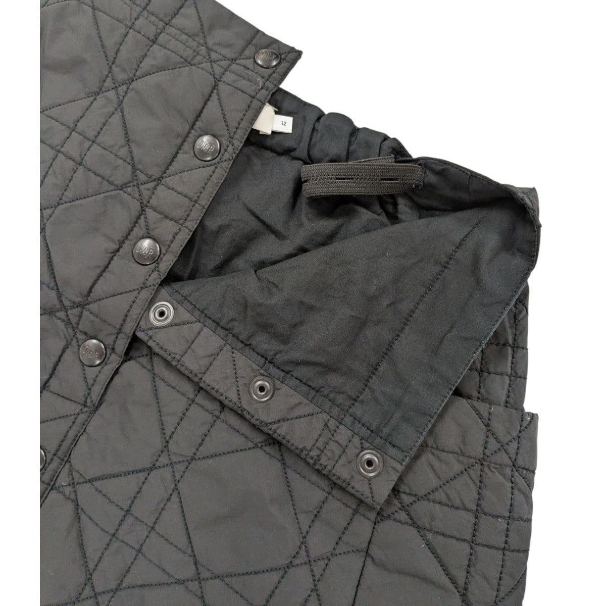 DIOR Aラインスカート カナージュ 13 DIOR(ディオール) カナージュ13 Aラインスカート 1181815 ブラック