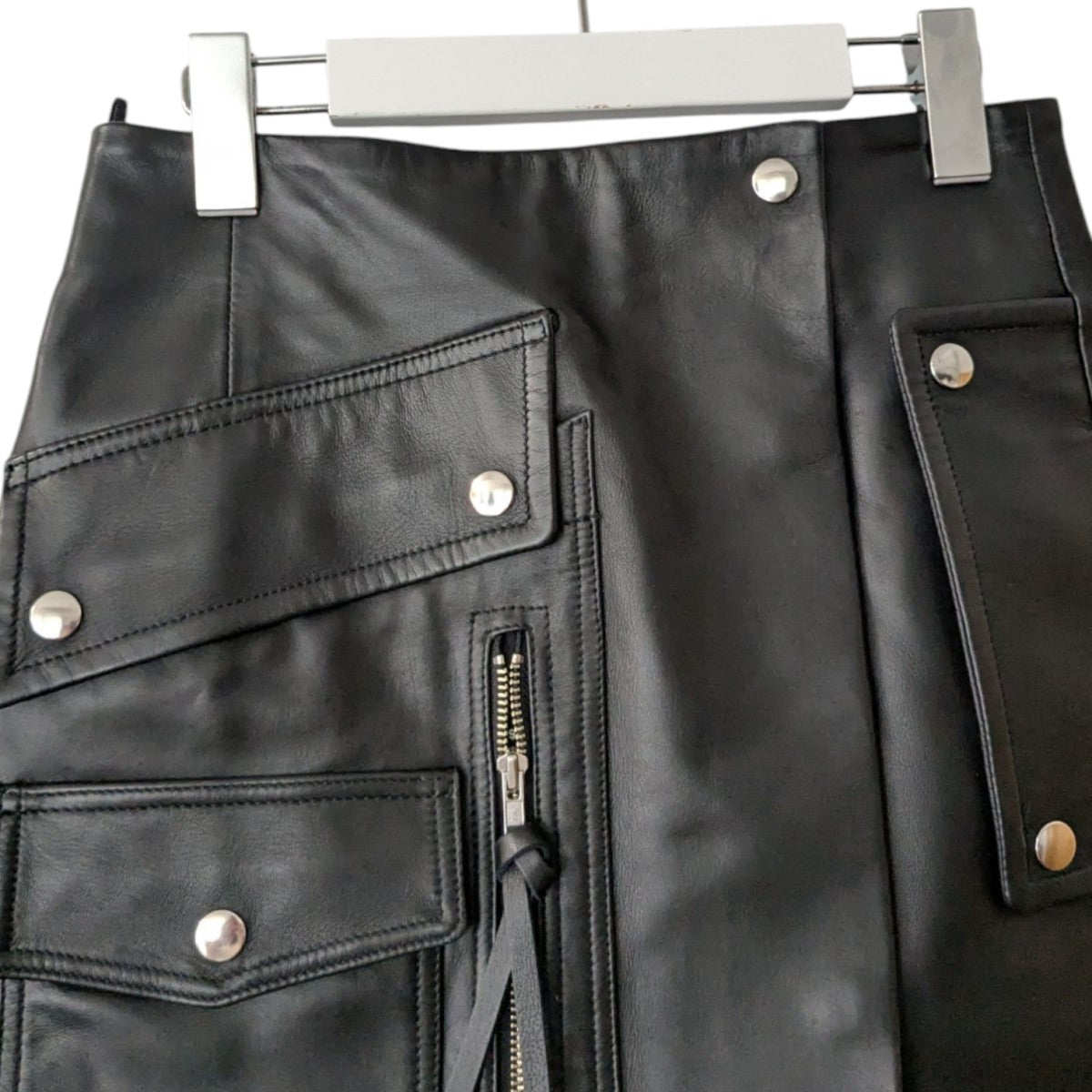 TOGA ARCHIVES(トーガアーカイブス) Leather mini skirtレザーミニ