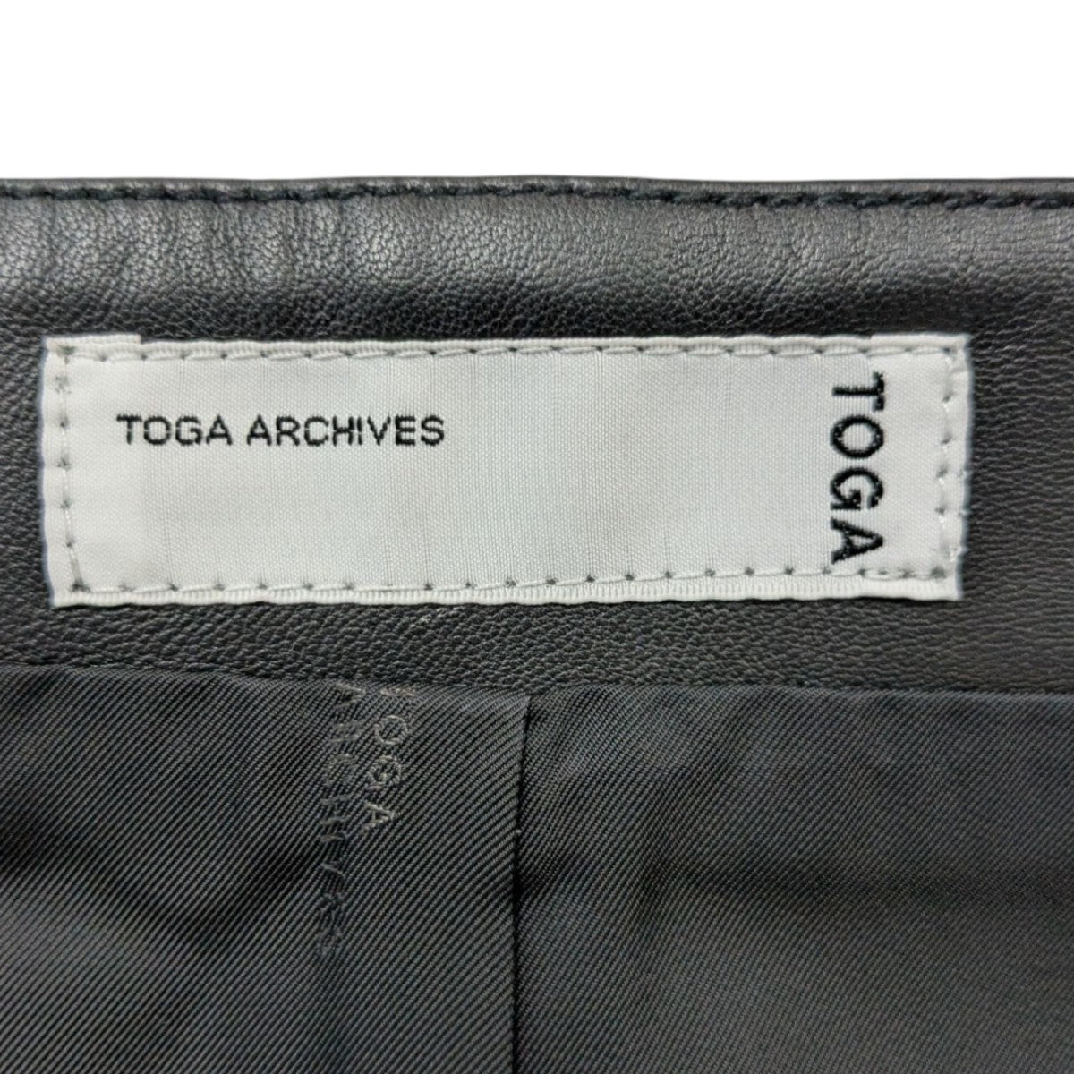 TOGA ARCHIVES Leather mini skirtレザーミニスカートTA251-FG021 古着・中古-7枚目のアイテム画像