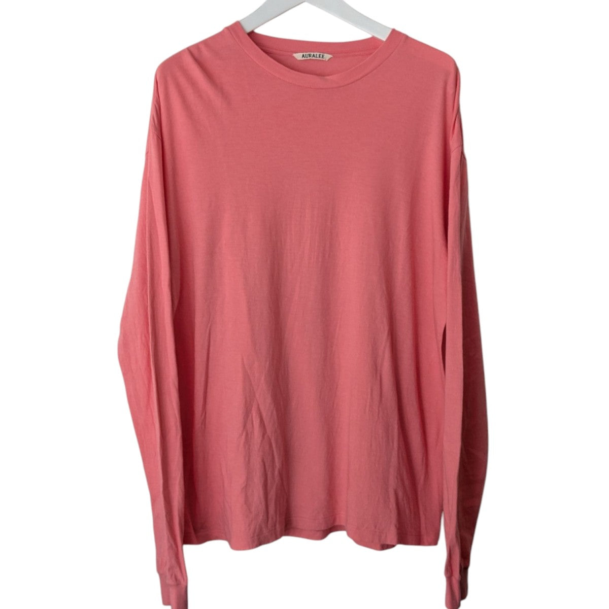 AURALEE(オーラリー) クルーネックロングTシャツ ショッキング