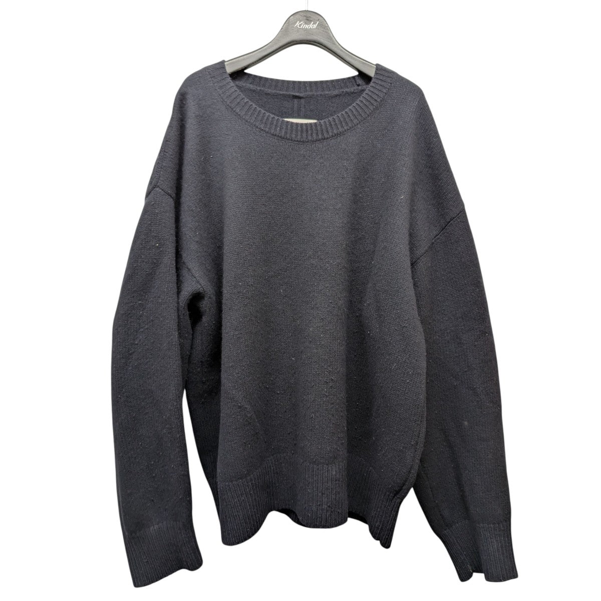 EX FINE LAMBS CREW NECK KNITクルーネックニットST.449
