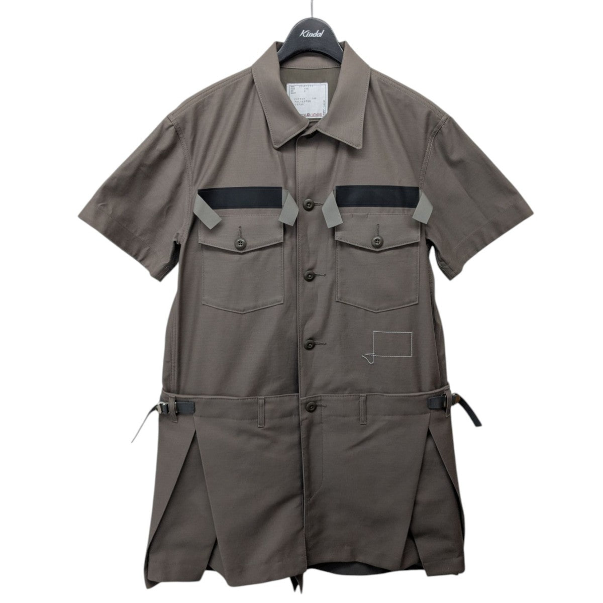 sacai×WTAPS 25SS「Cotton Back Satin Dress」コットンバックサテンドレス 古着・中古-1枚目のアイテム画像