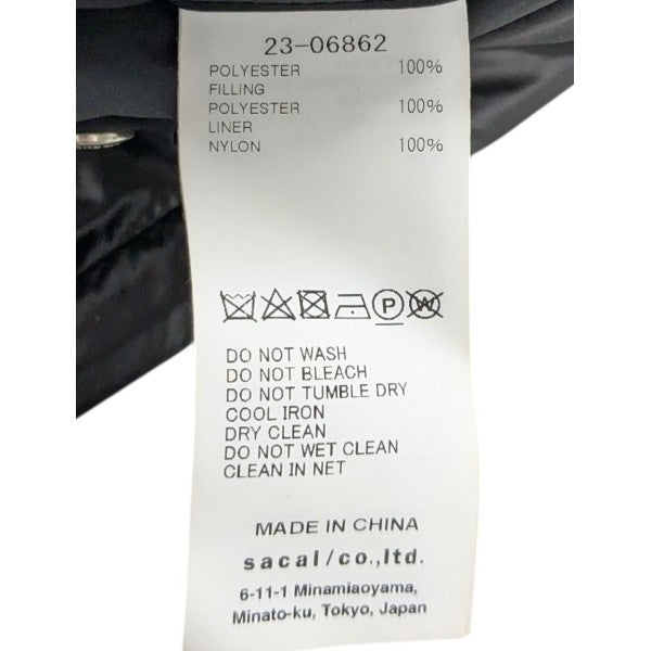 sacai(サカイ) 23AW「Matte Taffeta Padded Blouson」マット タフタ