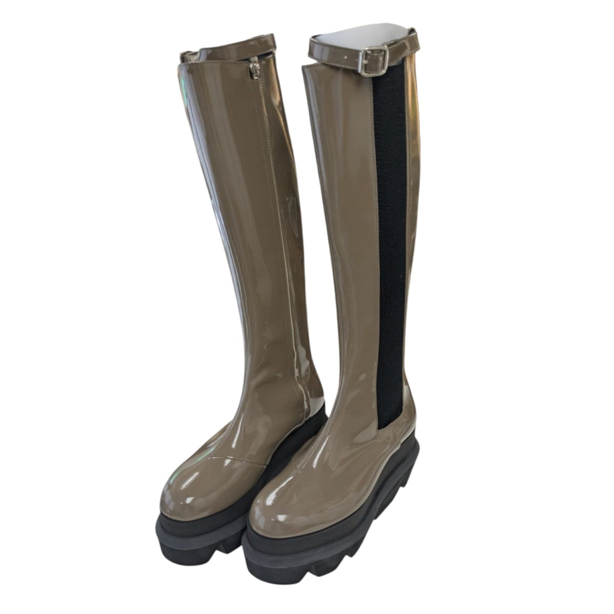 saka出品 sacai(サカイ) 箱LEATHER LONG BOOTSレザーロングブーツ21-05758